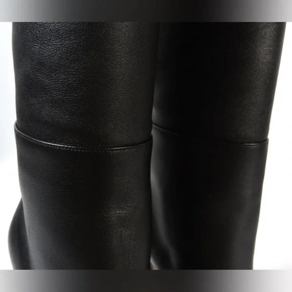 VALENTINO GARAVANI Pansy Bloom Leather Knee Boots never worn PRICED TO SELL - Picture 2 of 10